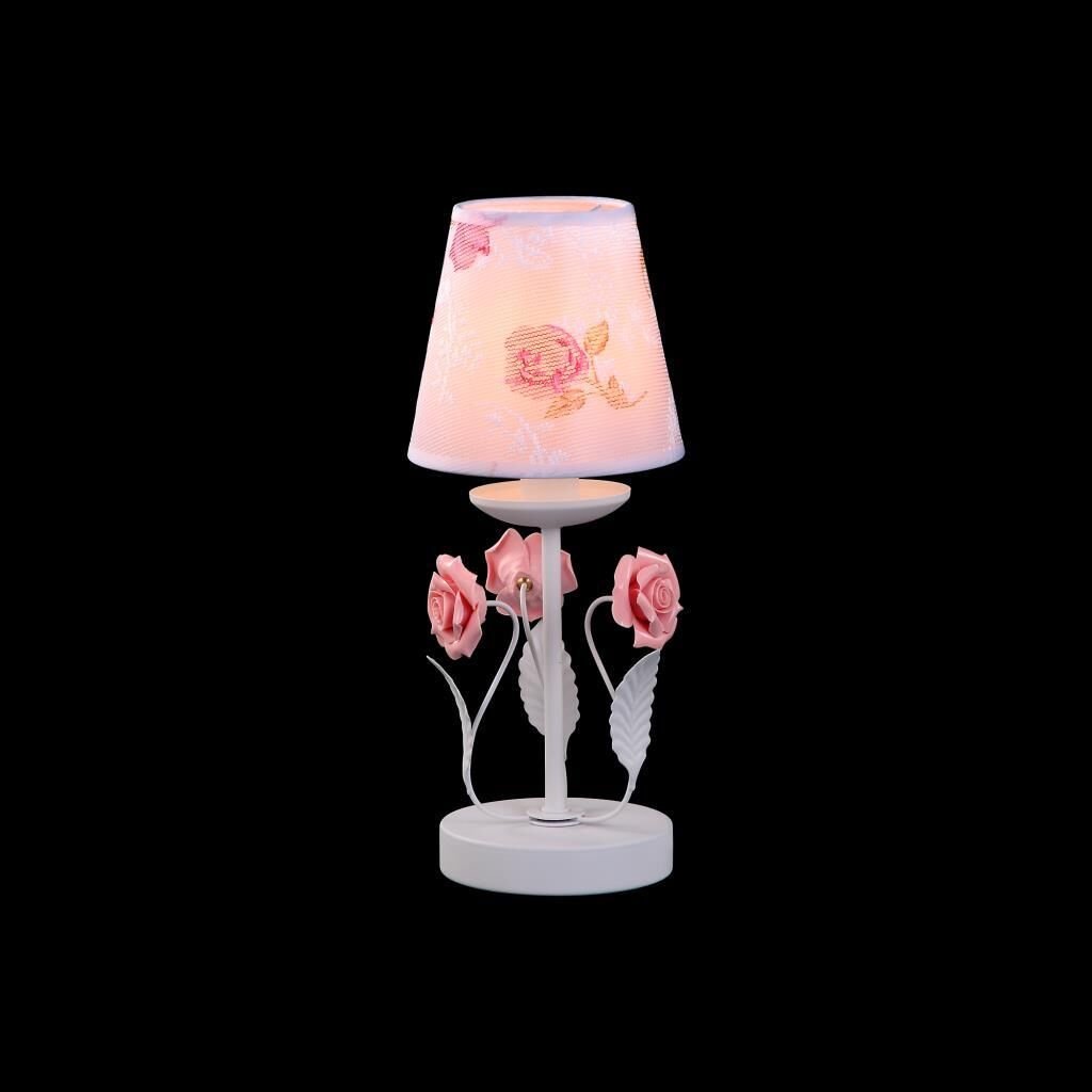 PEMBE GÜLLÜ ABAJUR