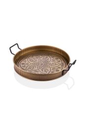 GALVENİZ ALTIN TEPSİ 47X37CM