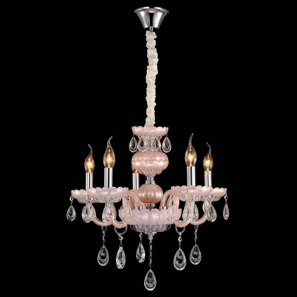 PEMBE TAŞLI 5'Lİ AVİZE