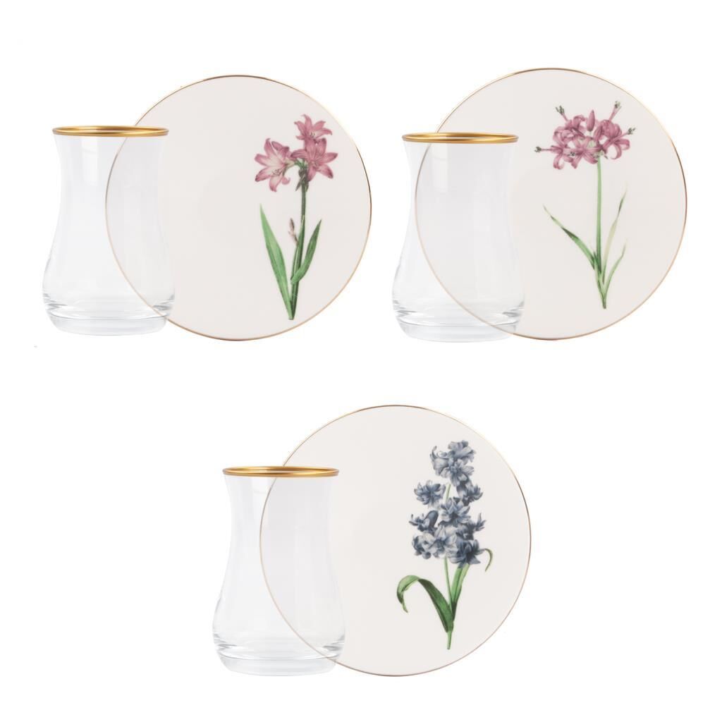 PURE FLEUR 6 KİŞİLİK ÇAY SETİ