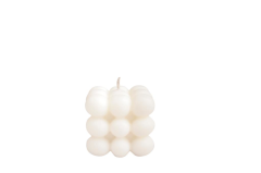 BEYAZ BUBBLE VANİLYA ESANSLI SOYAWAX MUM 155GR