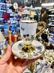 PARLIN MAVİ 6 KİŞİLİK TÜRK KAHVESİ FİNCANI