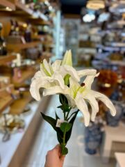 BEYAZ YAPAY LILY DALI 86CM