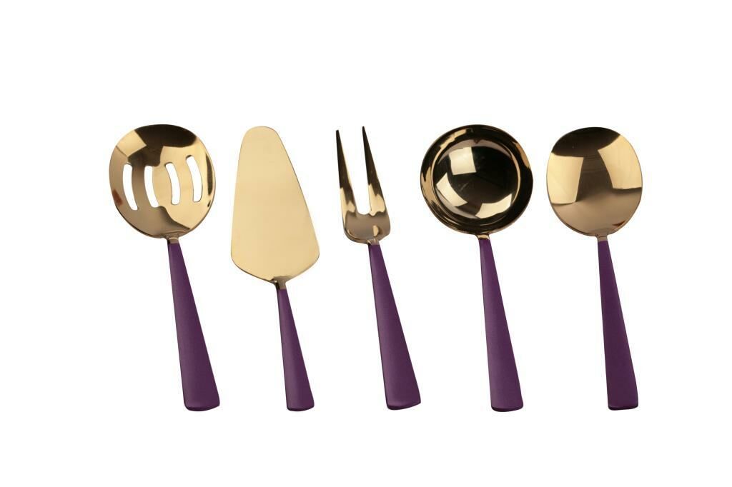PİCASA GOLD PURPLE 5 PARÇA SERVİS SETİ