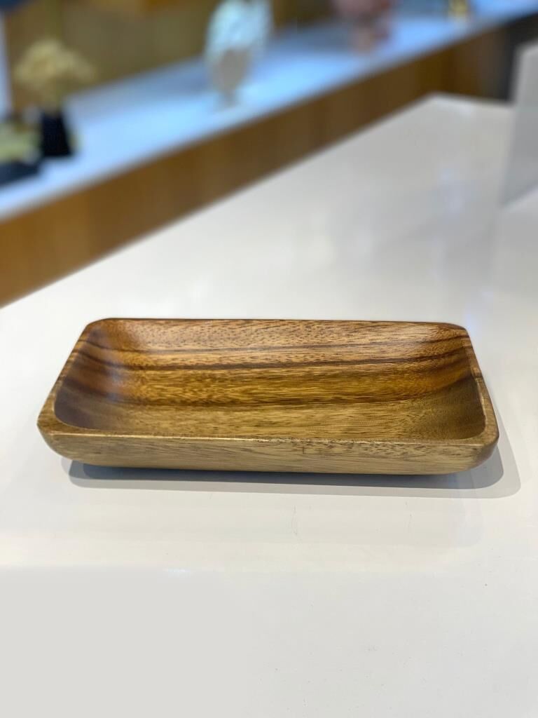 AKASYA DİKDÖRTGEN KASE/ÇEREZLİK 20X12CM