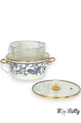 Blue Life Emaye Kızartma Tenceresi 22 Cm