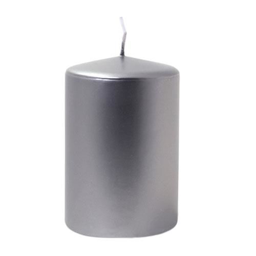 GÜMÜŞ KÜTÜK MUM 12cm