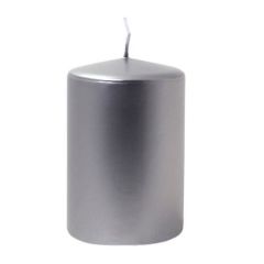 GÜMÜŞ KÜTÜK MUM 12cm