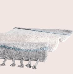 MARBLE GRİ BANYO PASPASI 60X100CM