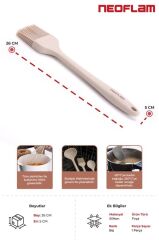 NEOFLAM SİLİKON FIRÇA BEJ