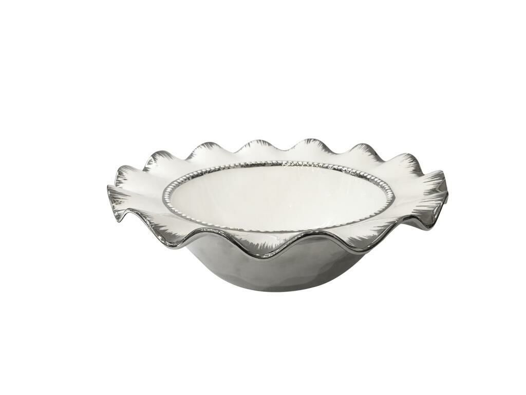 BEYAZ GÜMÜŞ AVANGARDE KASE 33CM