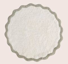 SCALLOP YEŞİL BANYO PASPASI 90X90CM