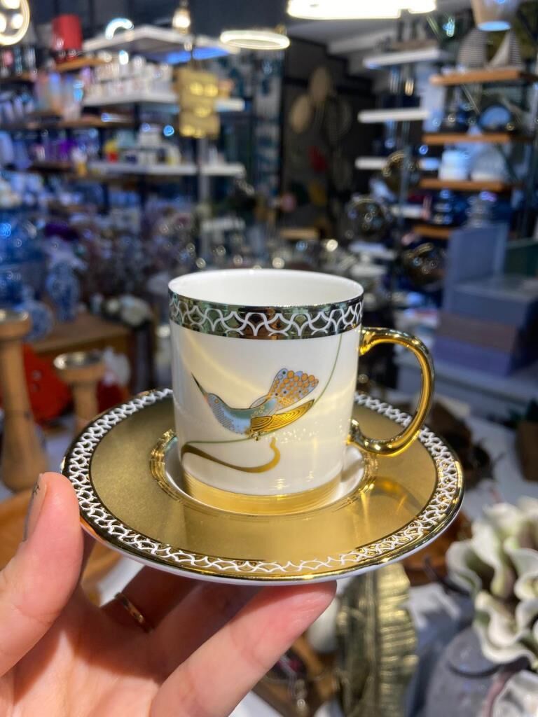 STORK BEYAZ 6 KİŞİLİK TÜRK KAHVESİ FİNCANI