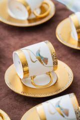 STORK BEYAZ 6 KİŞİLİK TÜRK KAHVESİ FİNCANI