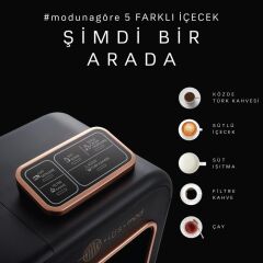 HATIR PLUS MOD 5IN 1 KAHVE VE ÇAY MAKİNESİ BLACK COPPER