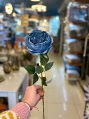 MAVİ YAPAY AUSTİN GÜLÜ 60CM