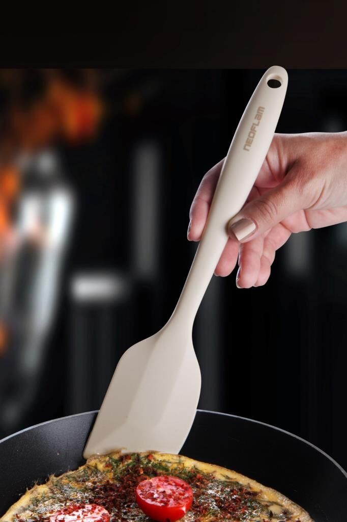 NEOFLAM SİLİKON SPATULA BEJ