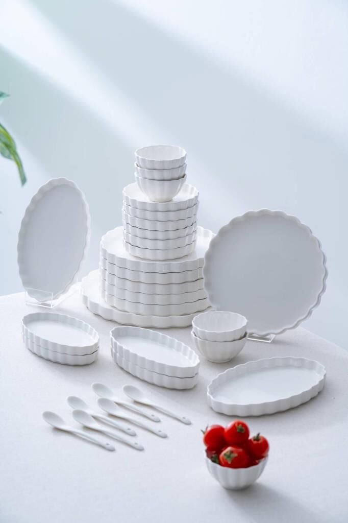 VESPER SADE 6 KİŞİLİK 31 PARÇA KAHVALTI TAKIMI