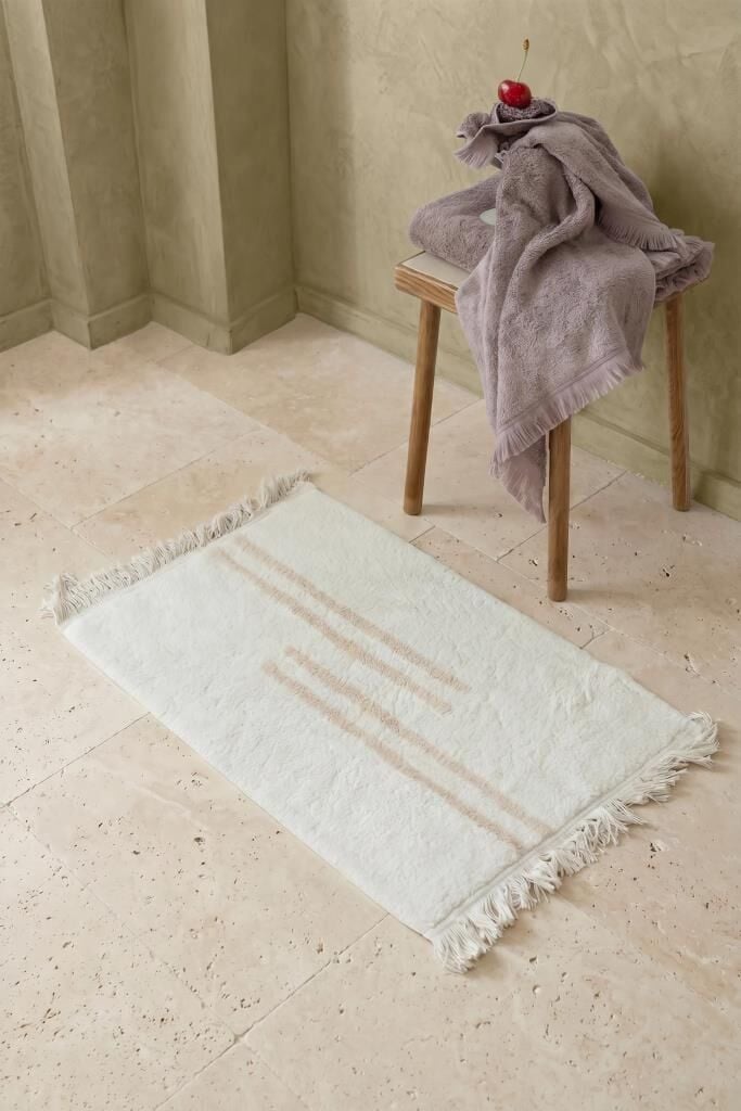 BOUND KIRIK BEYAZ BANYO PASPASI 70X120CM