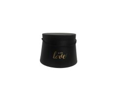 SİYAH LOVE KONİK KUTU