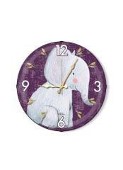 FİL DESEN DUVAR SAATİ 20CM