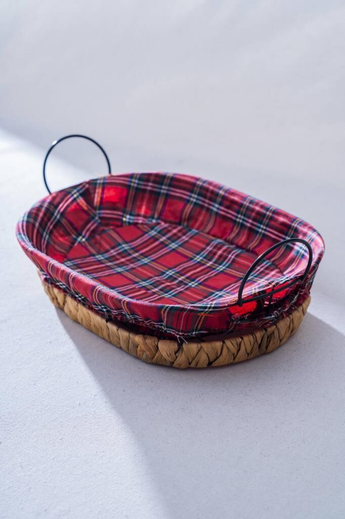 HASIR EKOSE OVAL EKMEK SEPETİ 32CM