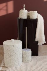 MOSAIC EKRU 4 PARÇA BANYO AKSESUAR SETİ
