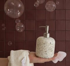 MOSAIC EKRU 4 PARÇA BANYO AKSESUAR SETİ