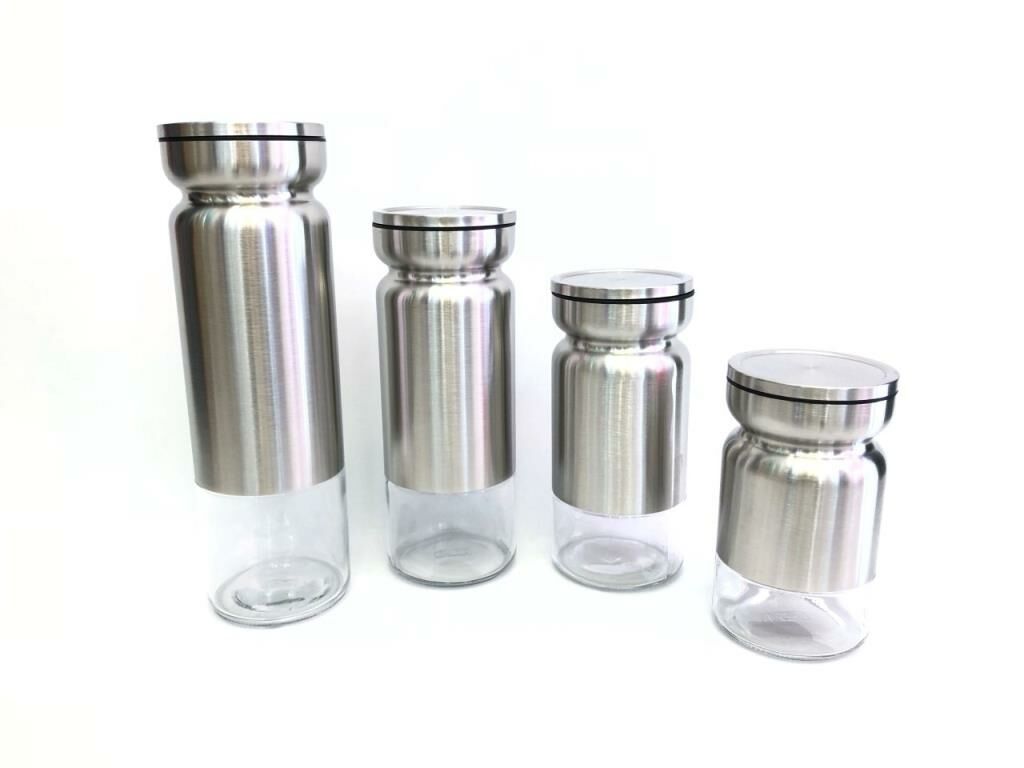 4'LÜ INOX KAVANOZ SET