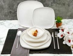 ELLIE WHITE BODY 6 KİŞİLİK 24 PARÇA YEMEK TAKIMI