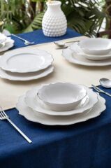 KARMEN SİLVER 6 KİŞİLİK 24 PARÇA YEMEK TAKIMI