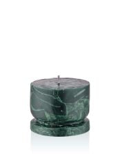 MARBLE YEŞİL MUM 10X7CM