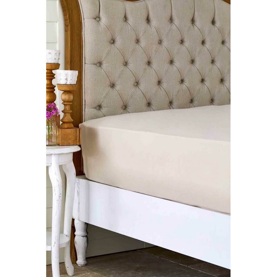 PENYE FITTED BEJ TEK KİŞİLİK ÇARŞAF 100X200CM