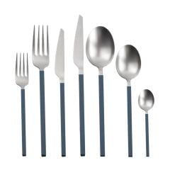 CARRE BLUE GÜMÜŞ MAT 42 PARÇA ÇATAL KAŞIK BIÇAK SETİ