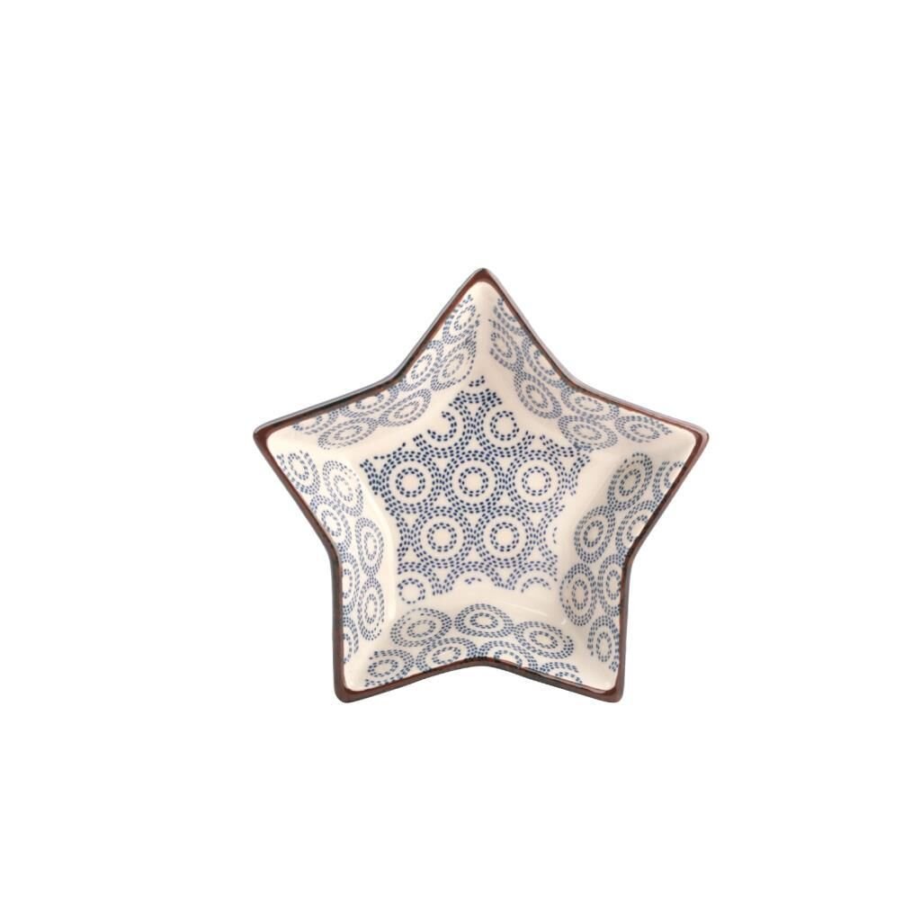 ORIENT LACİVERT YILDIZ KASE/FIRIN KABI 15CM