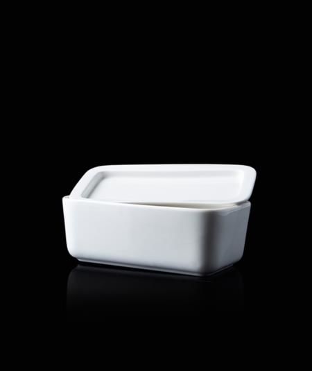 BEYAZ PORSELEN KAPAKLI KASE 18CM