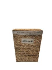HASIR AÇIK KAHVE DİKDÖRTGEN ÇAMAŞIR SEPETİ 49 cm