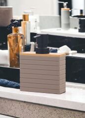 STRİPE KAHVERENGİ SIVI SABUNLUK