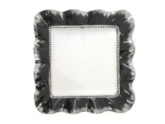 SİYAH GÜMÜŞ AVANGARDE SUNUM TABAK 36CM