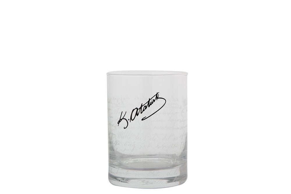 ATATÜRK DESEN 1 MİNİ SU BARDAK 2'Lİ SET