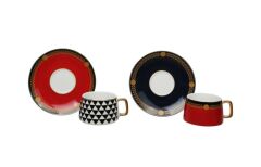 RED&BLACK 2 KİŞİLİK TÜRK KAHVESİ FİNCANI