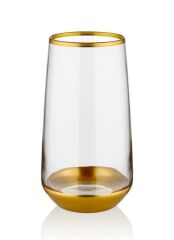 ALTIN 6'LI UZUN MEŞRUBAT BARDAK