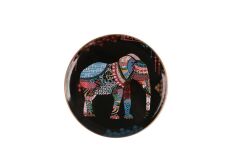 ELEPHANT SİYAH 6'LI PASTA TABAK 20CM