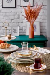 LILY 6 KİŞİLİK 24 PARÇA YEMEK TAKIMI