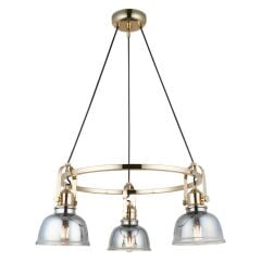 MAGO ALTIN 3'LÜ SARKIT AVİZE 3XE27