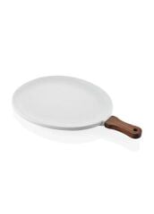 WOODY PORSELEN YUVARLAK SERVİS/SUNUM TABAK 40X26CM