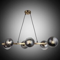 RANKO KOYU ALTIN 6'LI SIRALI AVİZE