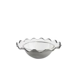 BEYAZ GÜMÜŞ YUVARLAK BOL KASE 29CM
