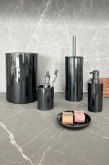 FLORES 5 PARÇA BANYO SETİ SİYAH