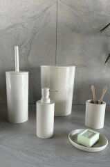 FLORES 5 PARÇA BANYO SETİ BEJ